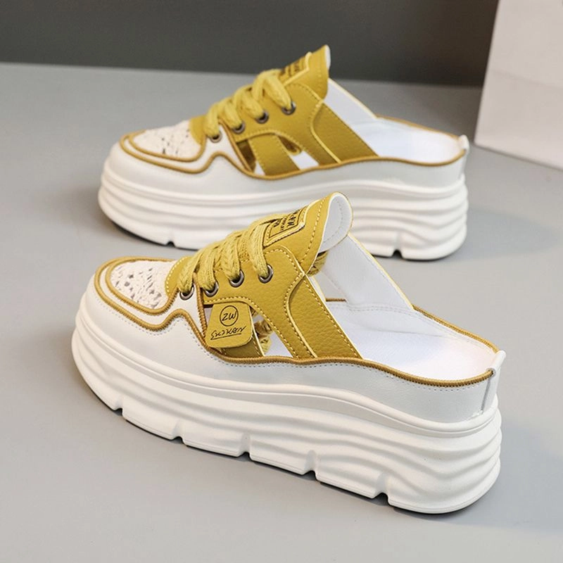 Lightweight Thick-sole Hollowed Breathable Shoes for Women Sandals Nail Salon Sylvania