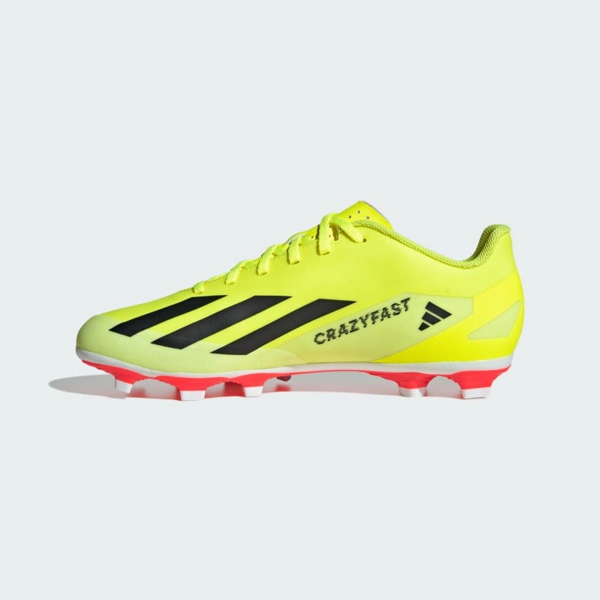 ADIDAS X CRAZYFAST CLUB FLEXIBLE GROUND BOOTS - YELLOW Adidas Cleat Shoes