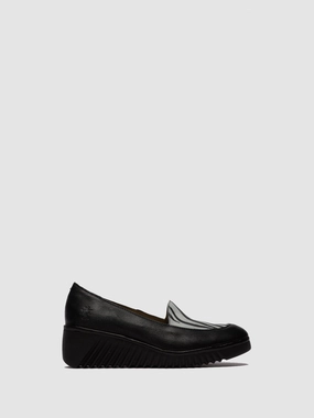Loafers Shoes LUAN239FLY MOUSSE/ZEBRA BLACK/OFFWHITE Loafers Dr Martens