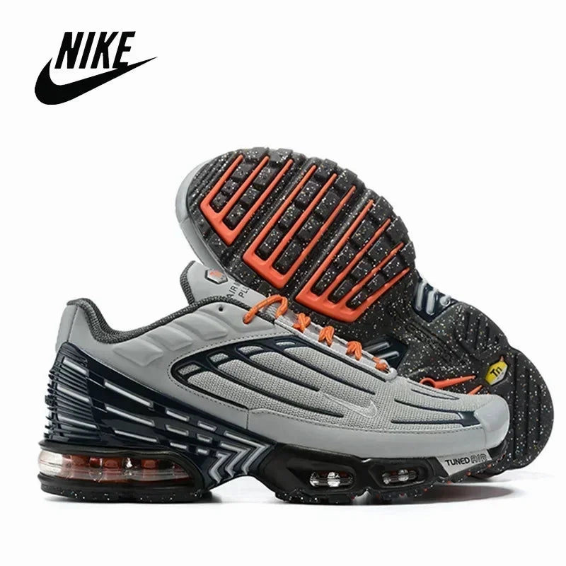 Nike TN Air Max Plus Frequency Pack  Yellow & Black Men's Running Shoes Asics Shoes Carbon Plate