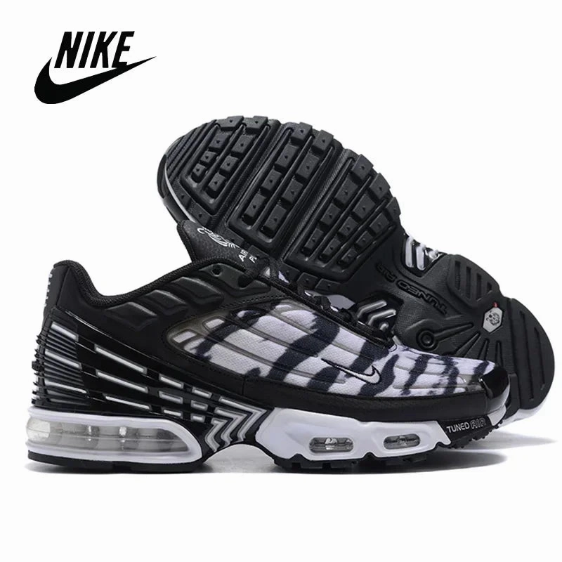 Nike TN Air Max Plus Frequency Pack  Yellow & Black Men's Running Shoes Asic Walking Shoes