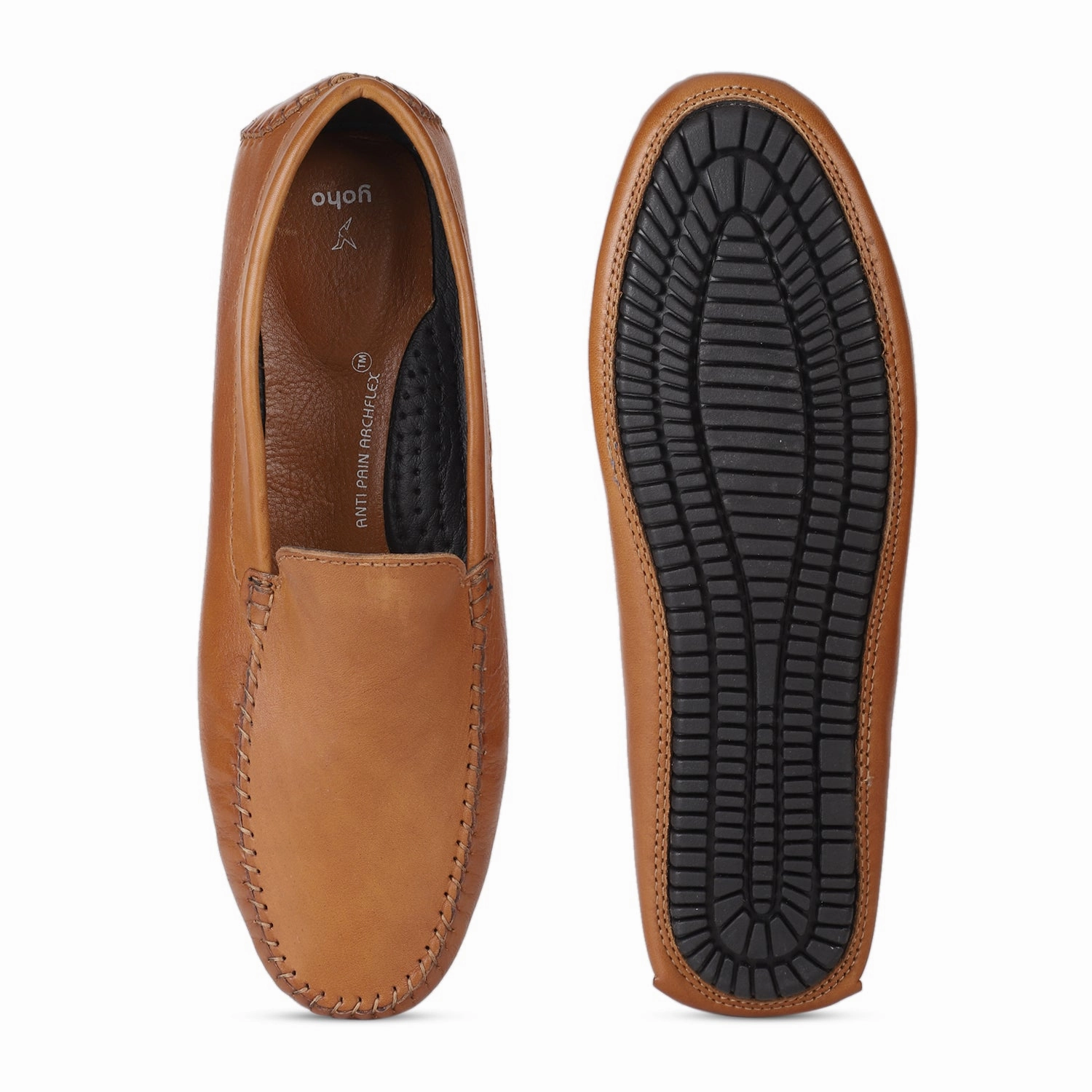 Adrian Stitch Leather Tassel Loafers Lofos