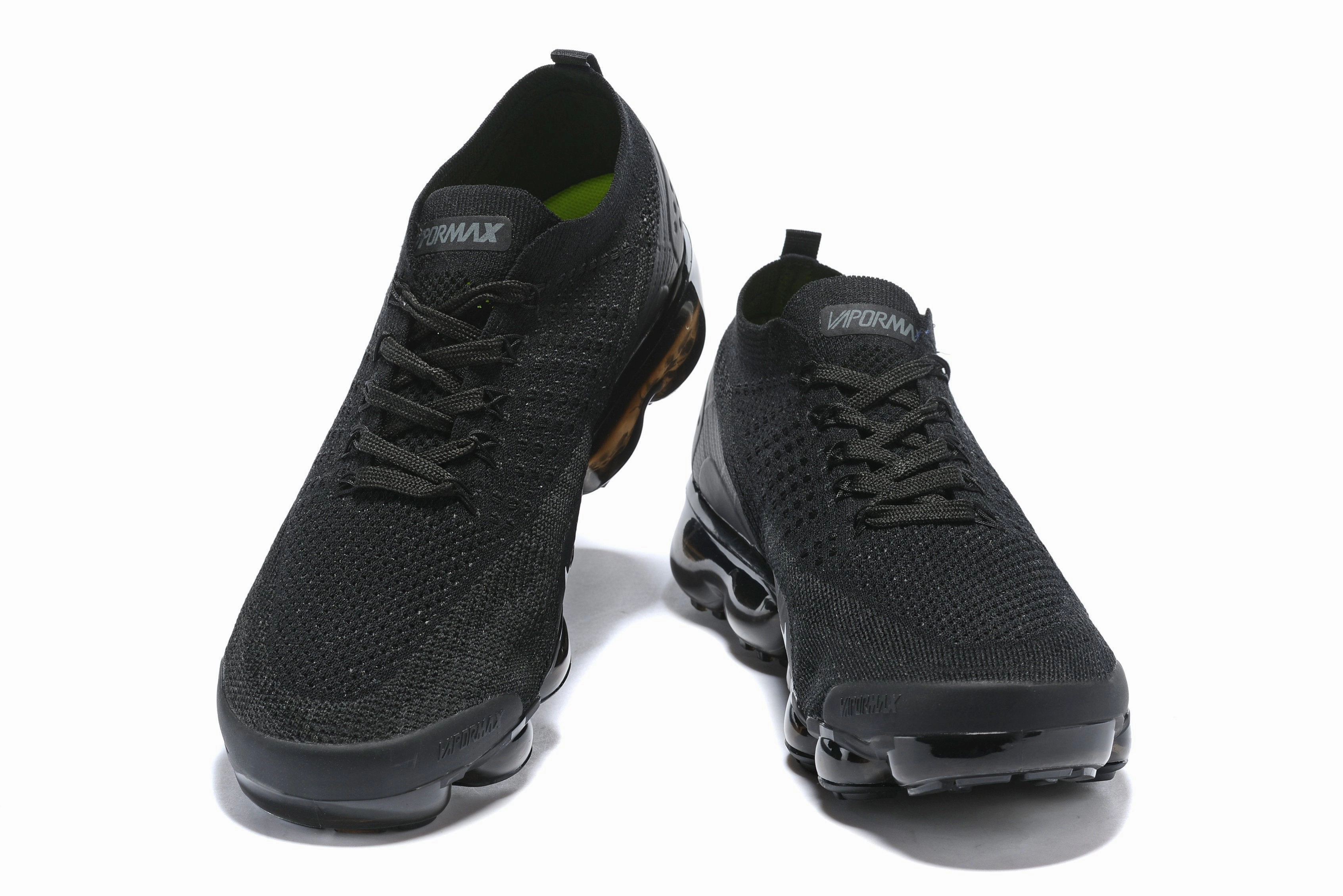 Nike Air Vapormax Flyknit 2 All Black Shoes Sneakers Men Sale Size US 7, 8, 8.5, 9, 10, 11 Best Rated Walking Sneakers