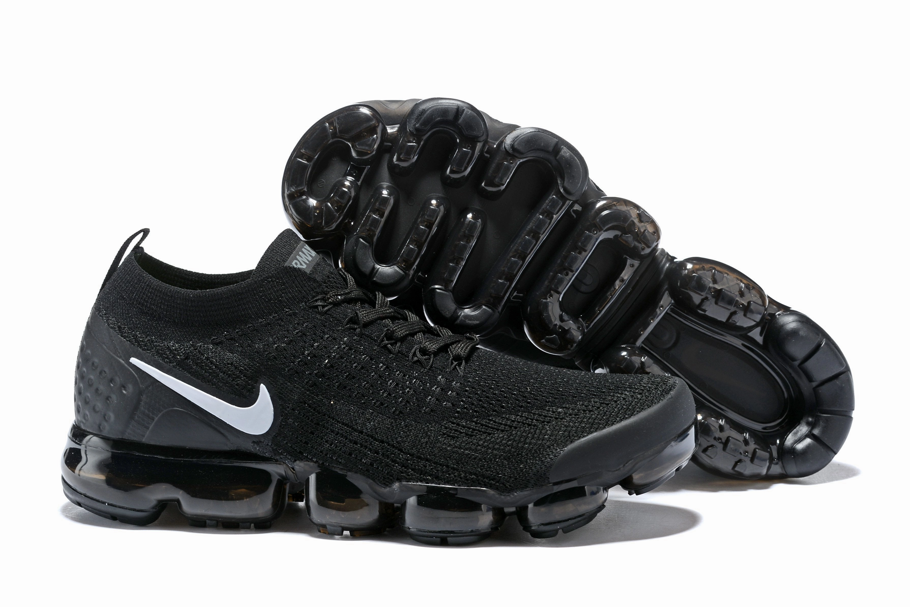 Nike Air Vapormax Flyknit 2 All Black Shoes Sneakers Men Sale Size US 7, 8, 8.5, 9, 10, 11 Sneakers On Cloud