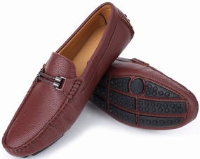 Mio Marino Men's Dress/Casual Loafers  Color Brown Size 10.5 Proenza Schouler Monogram Loafers