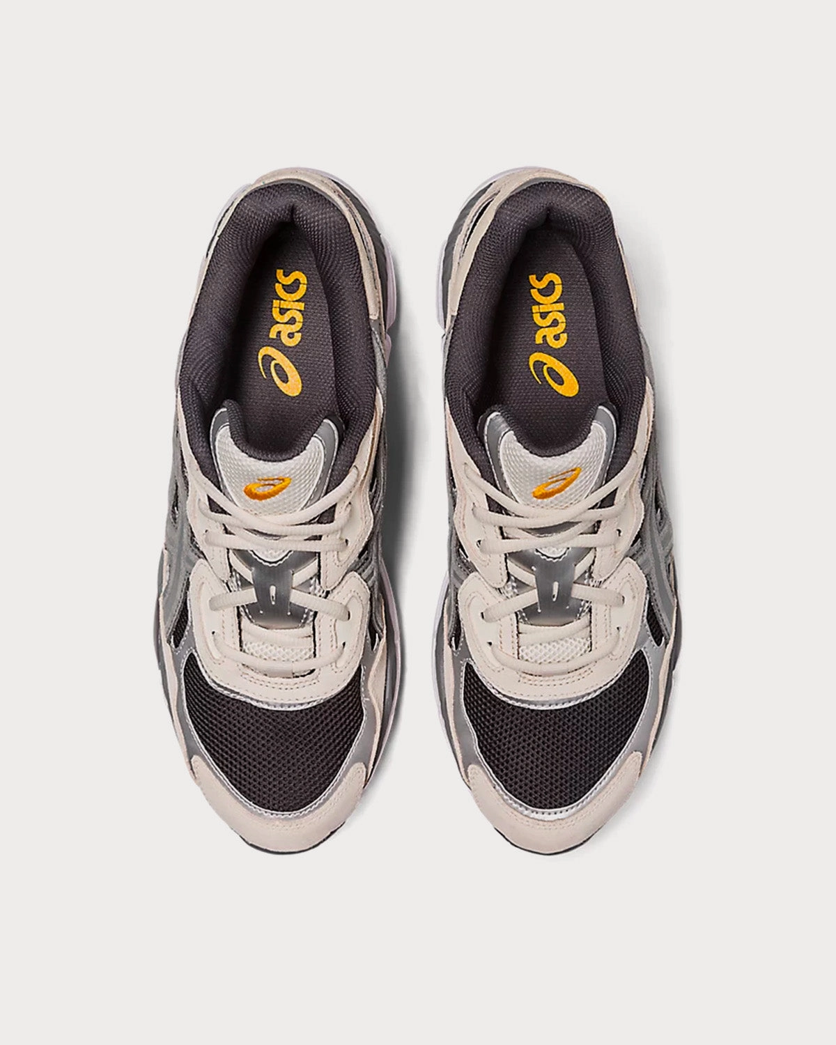 Gel-NYC Black / Clay Grey Low Top Sneakers Asics Tennis Shoes Gel Solution Speed