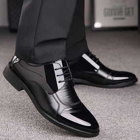 Luxury Business Oxford Leather Shoes Men Breathable Rubber Formal Dress Shoes Male Office Wedding Flats Footwear Mocassin Homme Florence Casual Shoes