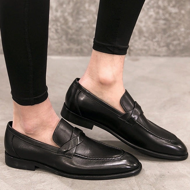 Men's casual penny loafers Daily slip on shoes Loafers Chunky