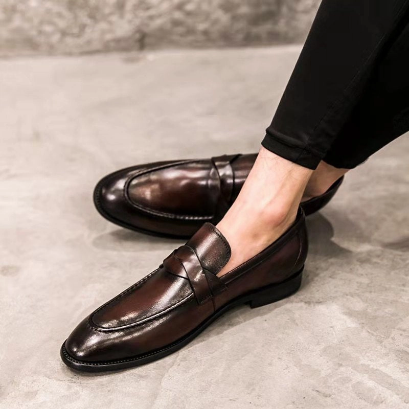 Men's casual penny loafers Daily slip on shoes Loafers Outfits