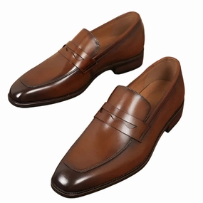 Velasca Loafers Luxury Genuine Leather Slip-On Loafers for Men - Italian Black & Brown Formal Oxford Casual Dress Shoes
