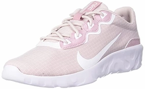 Nike Women's WMNS Explore Strada Barely Rose/White-Plum Chalk Running Shoe-6 Kids UK (CD7091) Running Shoe Laces
