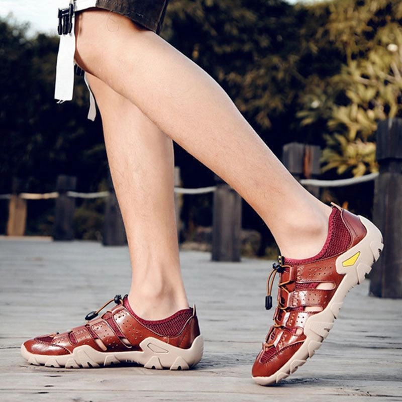 Slide Sandals Furry Men's Outdoor Mountaineering Leisure Sandals