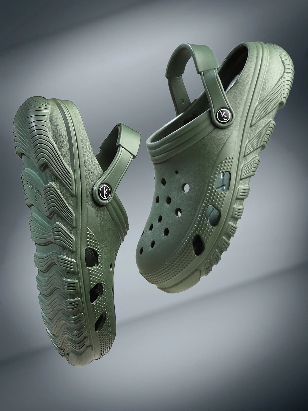 Ice Angel Slippers Bersache Extra Soft Classic Casual with  Regular wear with Ultra Soft & Flexibility Technology Clog's for Men's & Boy's (6093-Green)