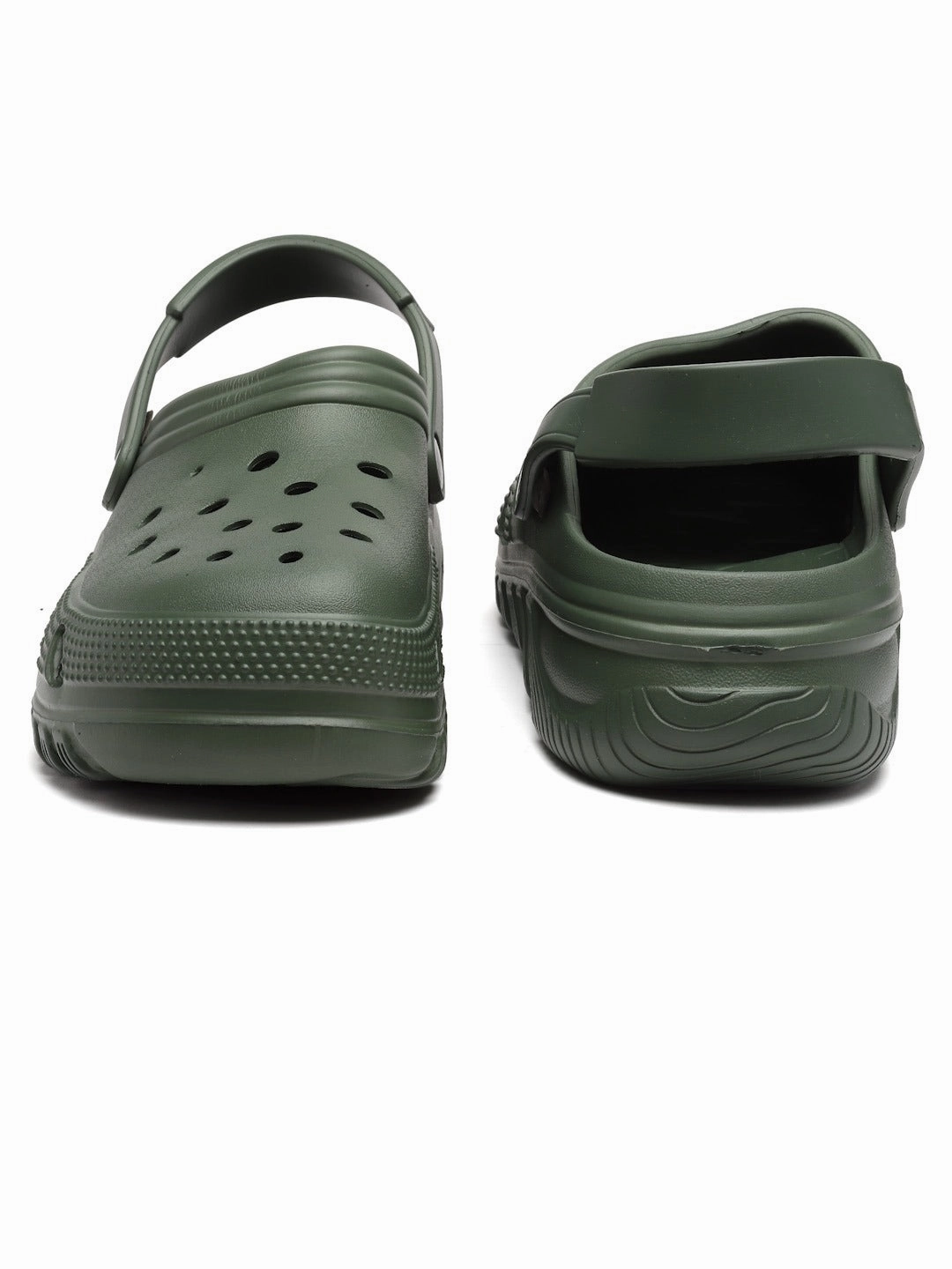 Bersache Extra Soft Classic Casual with  Regular wear with Ultra Soft & Flexibility Technology Clog's for Men's & Boy's (6093-Green) Skidders Slippers