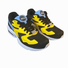 Nike Air Max2 'Light Chrome Yellow Light Blue' Women's Shoes Best Asics Tennis Shoes