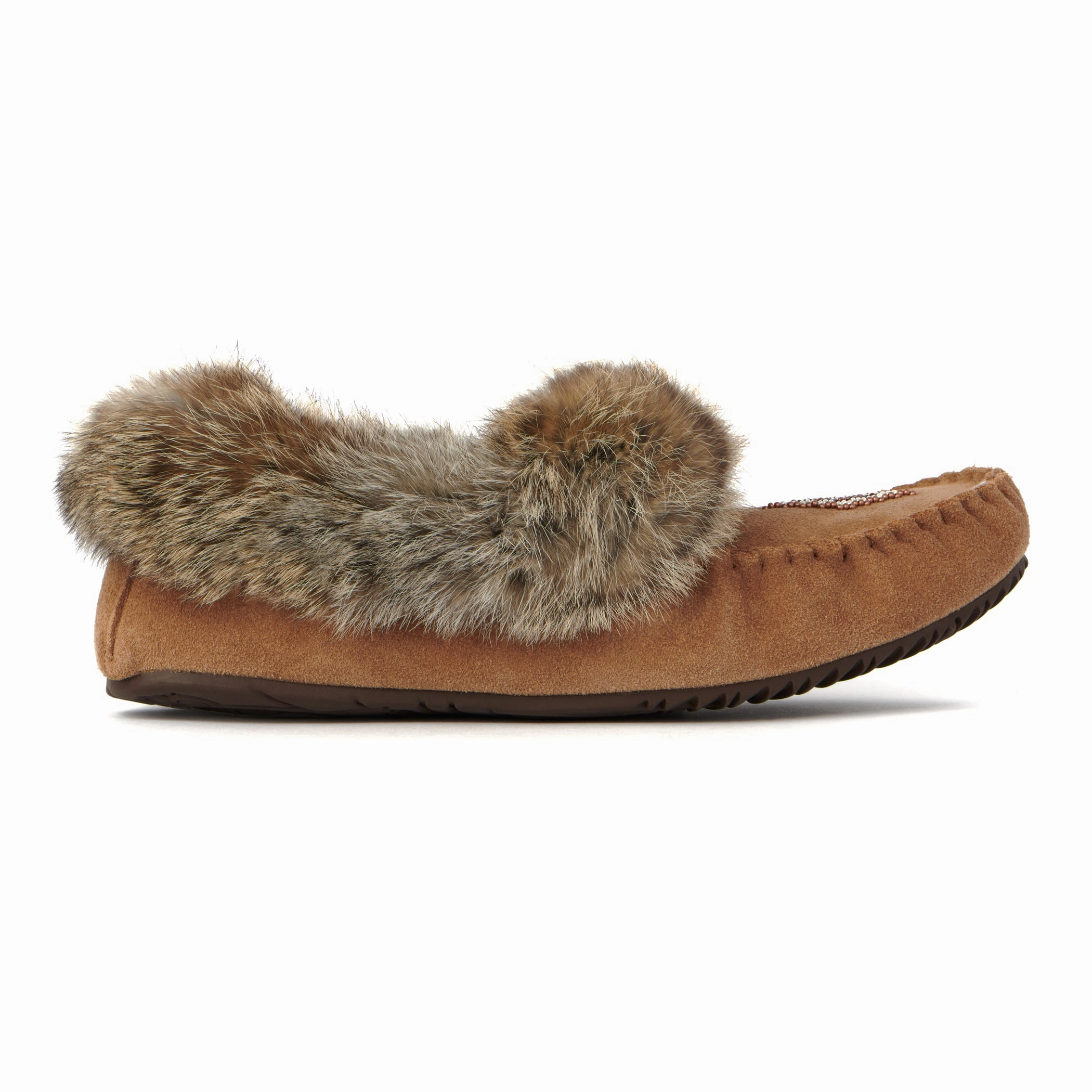 Slippers With Leggings MANITOBAH MUKLUKS WOMEN'S STREET SUEDE MOCCASIN - OAK