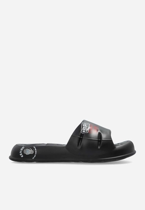 Beetle Juice Slippers Mankenzo Logo Slides