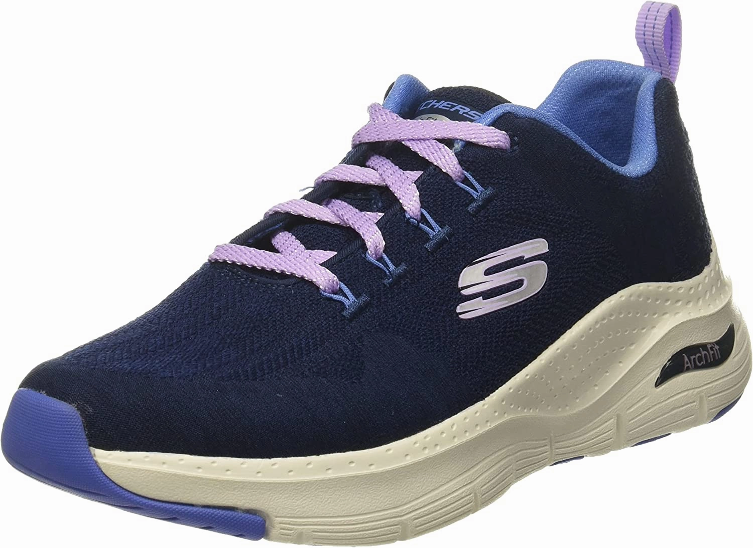 Skechers Women's Arch Fit - Comfy Wave 149414 NVBL Getting Fitted For Running Shoes