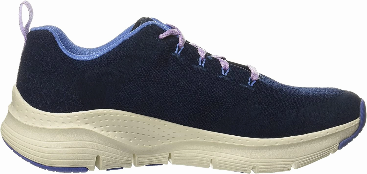 Tennis Shoes Vs Running Shoes Skechers Women's Arch Fit - Comfy Wave 149414 NVBL