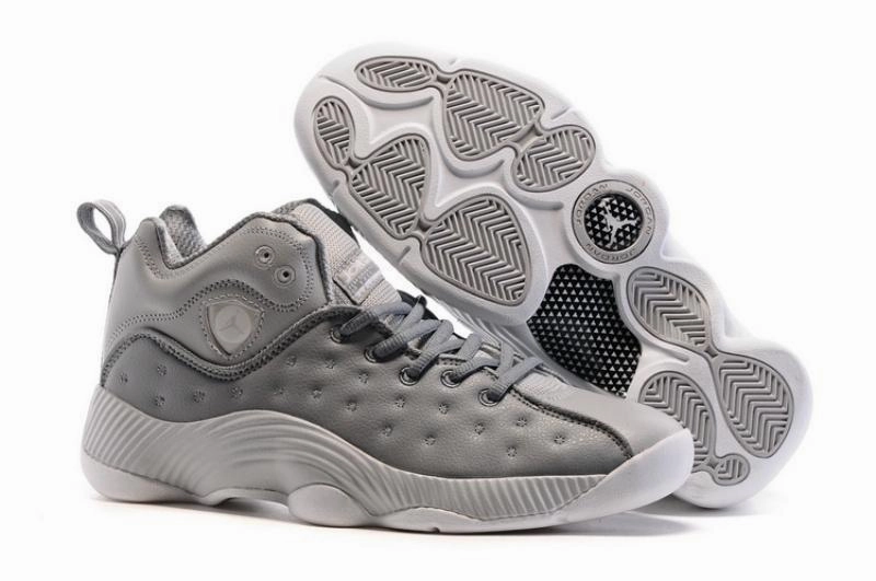 Nike Air Jordan Jumpman Team II Grey Shoes Basketball Men Best Asics Shoes For Walking On Concrete