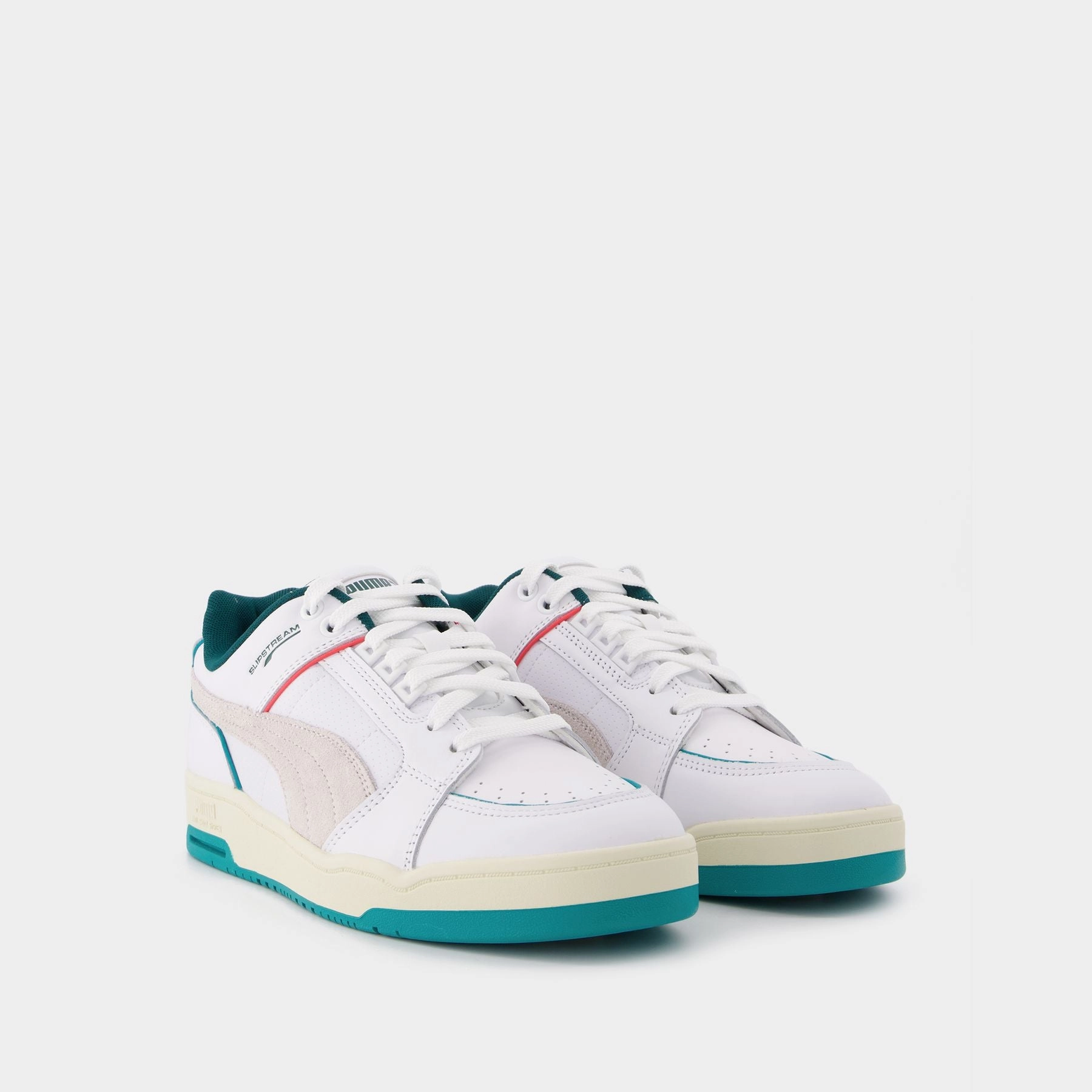 Asics Tennis Shoes Gel Slipstream Retro Sum in White and Blue Leather