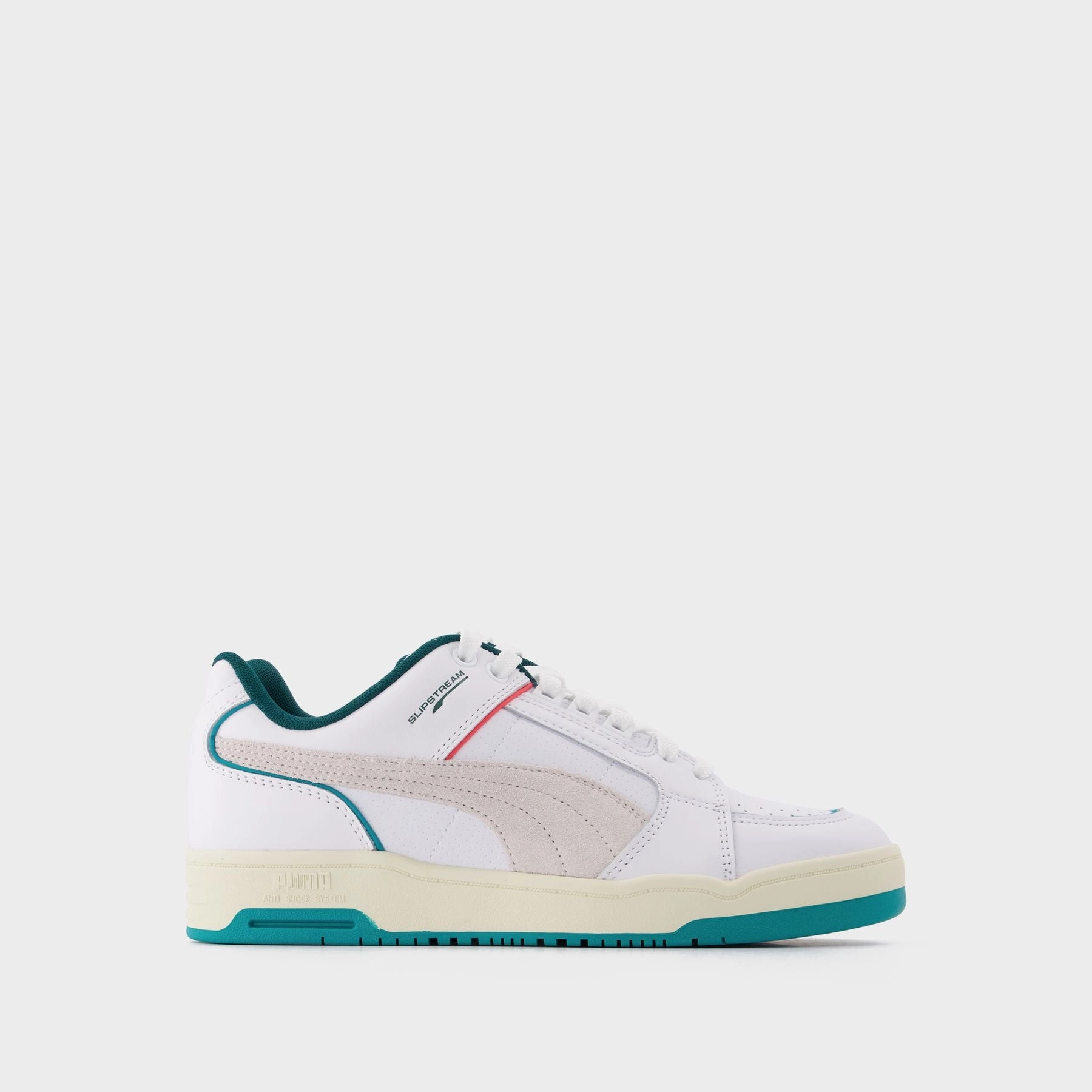 Slipstream Retro Sum in White and Blue Leather Understanding Asics Shoes