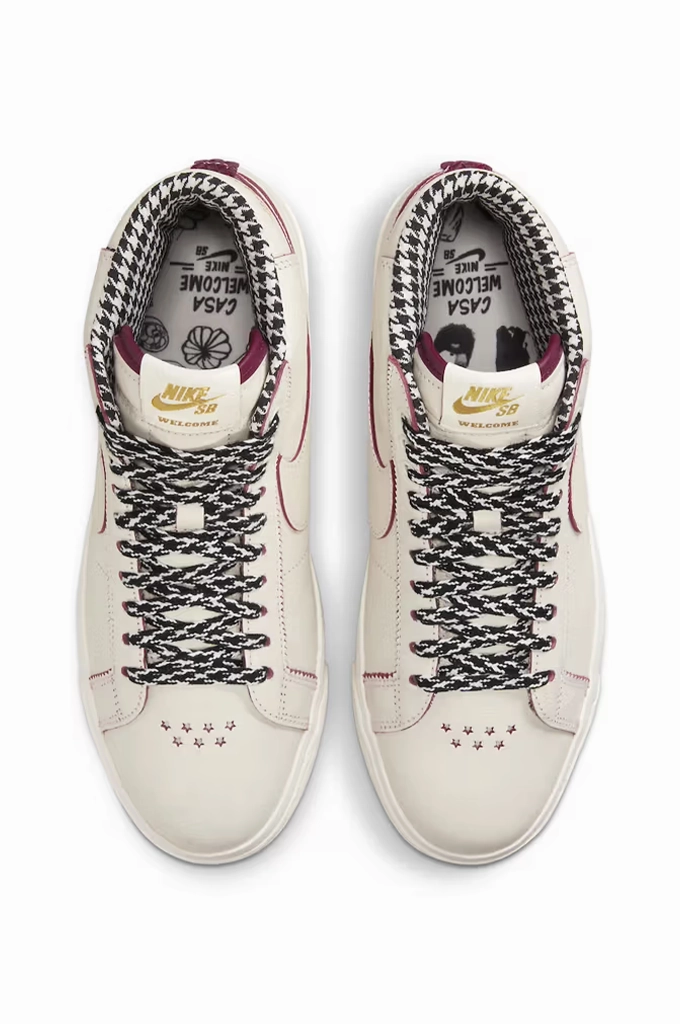 Asics 4e Width Shoes Nike SB X Welcome Skateboarding Zoom Premium Blazer Mid Skate Shoes