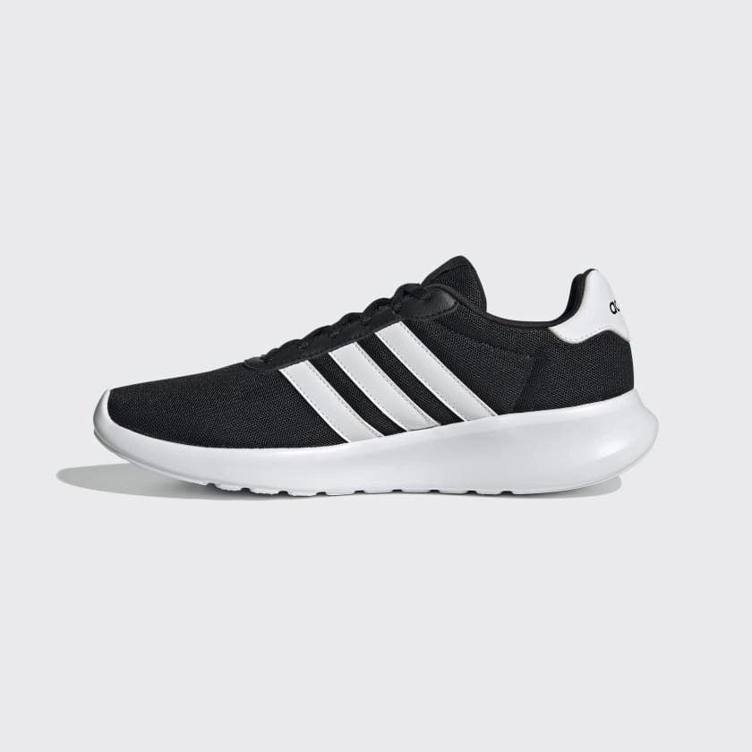 LITE RACER 3.0 SHOES - Core Black / Cloud White / Grey Five Adidas Nursing Shoes