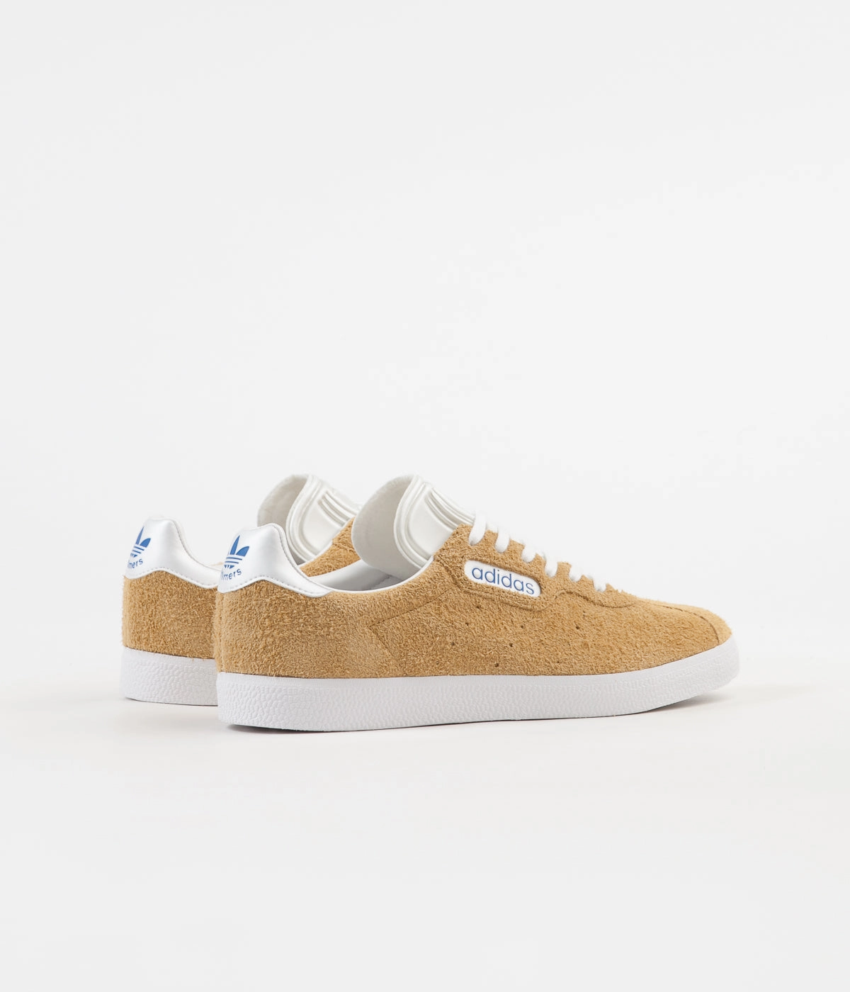 Calabasas Shoes Adidas Adidas x Alltimers Gazelle Super Shoes - Mesa / Chalk White / Blue