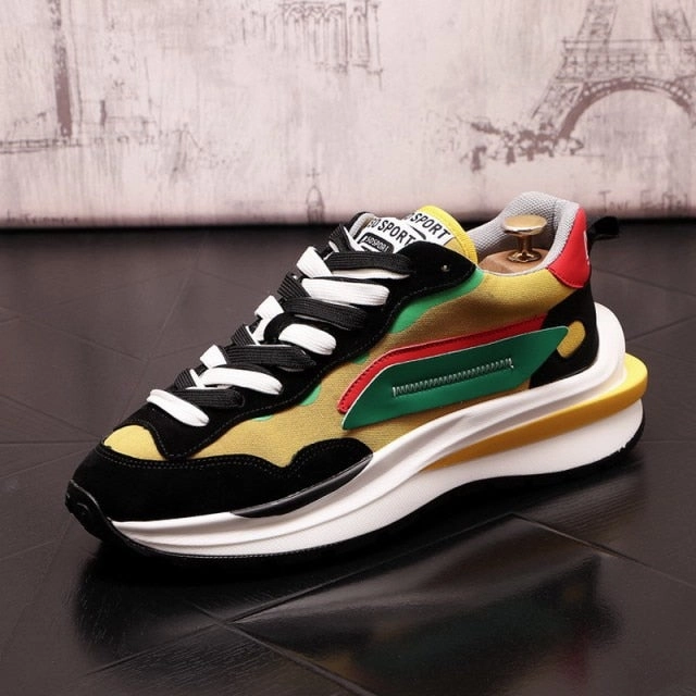 Oxfords Leather Breathable Casual Dress Shoes Men Casual Comfort Mesh Breathable Sneakers