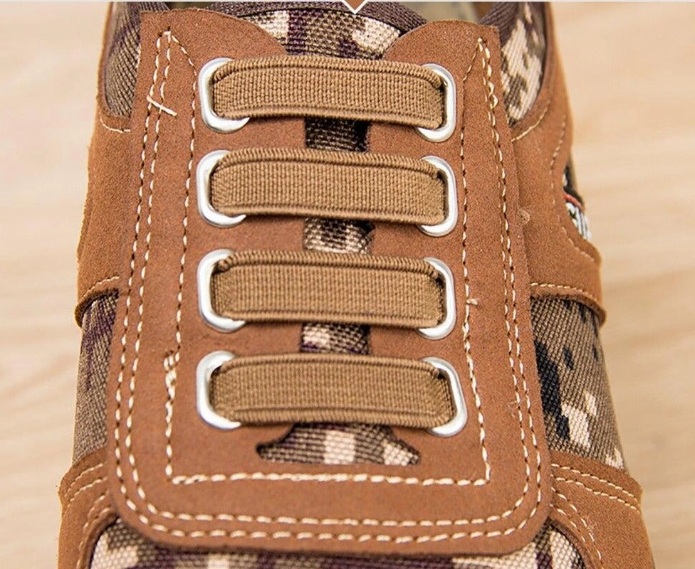 Casual Cow Leather Shoes Men Casual Comfortable Lightweight Breathable Canvas