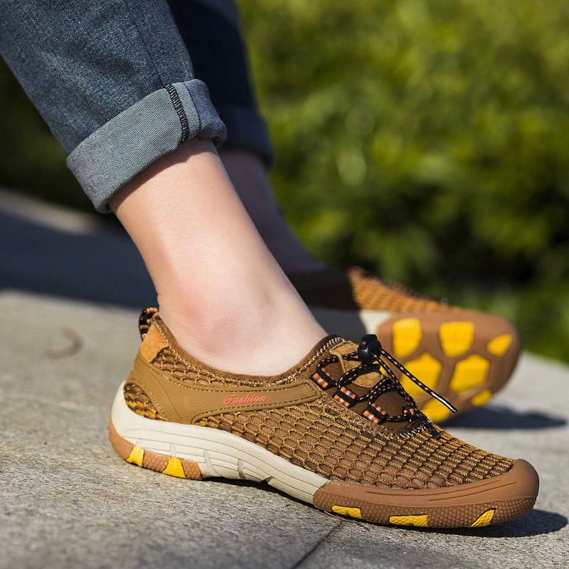 Sandals Most Comfortable Men Fashion Outdoor Mesh Breathable Soft Sports Sandals