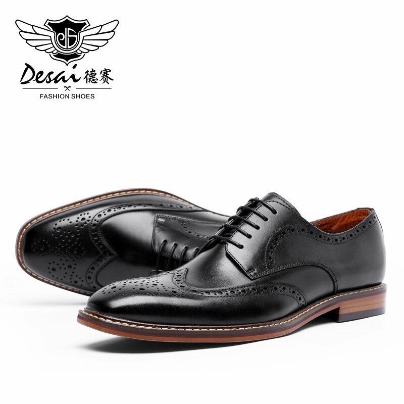 Men Formal and Casual Dress Genuine Leather Shoes Running Shoes That You Can Wear Casually
