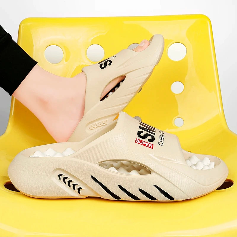 Arizona Slippers Men Massage Slippers Slides Indoor Outdoor Sandals Beach Casual Shoes Comfortable Sole Men's Slippers