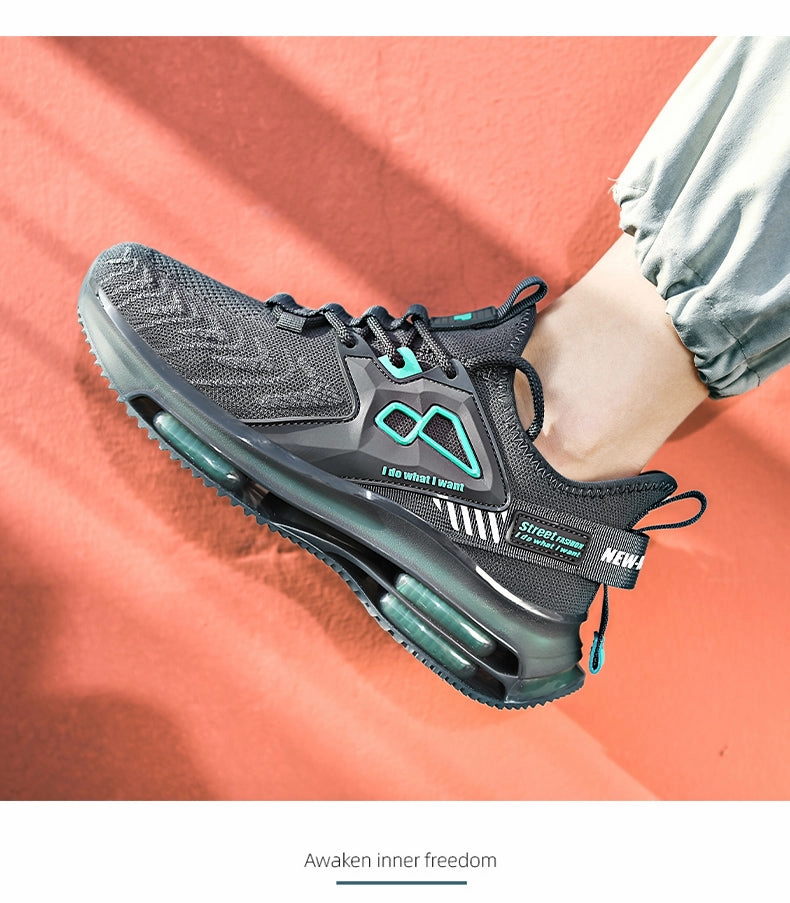 Men Race Breathable Sneaker Loafers Running Shoes Meermin Loafers