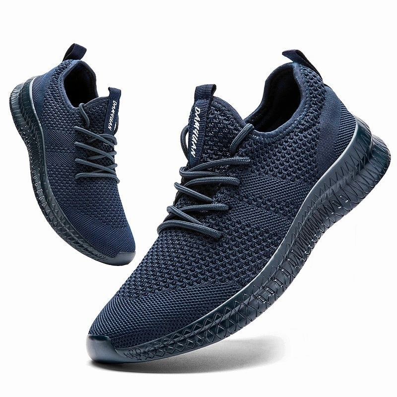 Men Running Shoes Lace up Men Sport Shoes Lightweight Comfortable Breathable Walking Sneakers Choosing Running Shoes