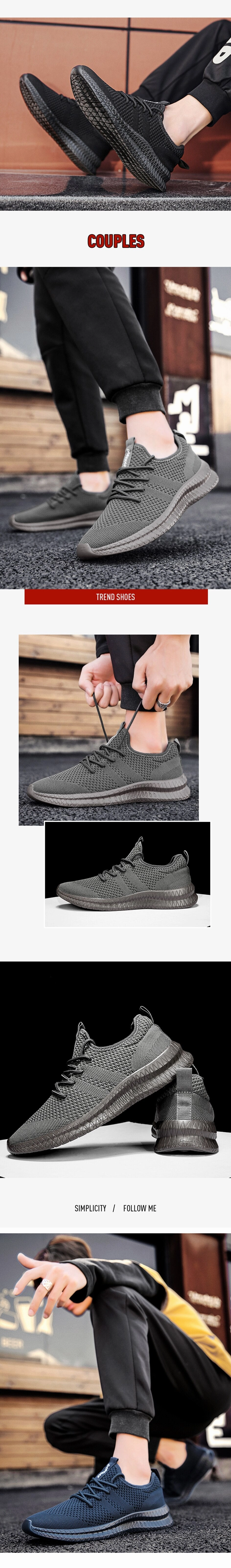 Best Running Shoes 2024 Men Running Shoes Lace up Men Sport Shoes Lightweight Comfortable Breathable Walking Sneakers