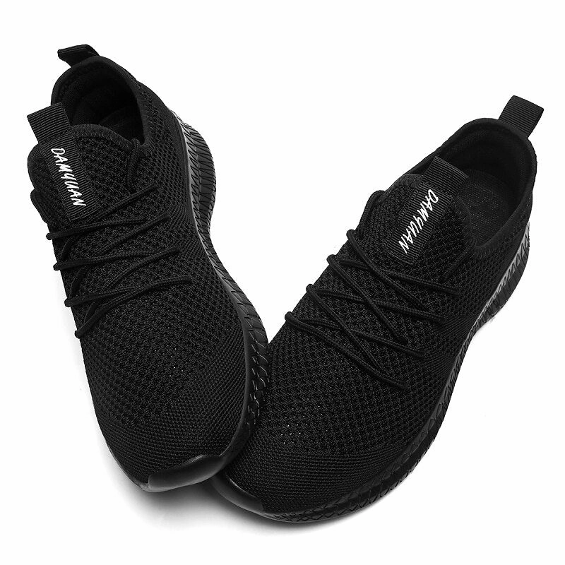 Men Running Shoes Lace up Men Sport Shoes Lightweight Comfortable Breathable Walking Sneakers Long Distance Trail Running Shoes