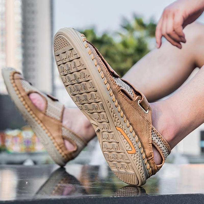 Sam Edelman Bay Sandals Men's Casual Breathable Flat Sandals