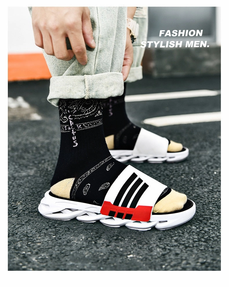 Men's Casual Outdoor Non-Slip Slipper Sandals Slippers With Soles For Outdoors