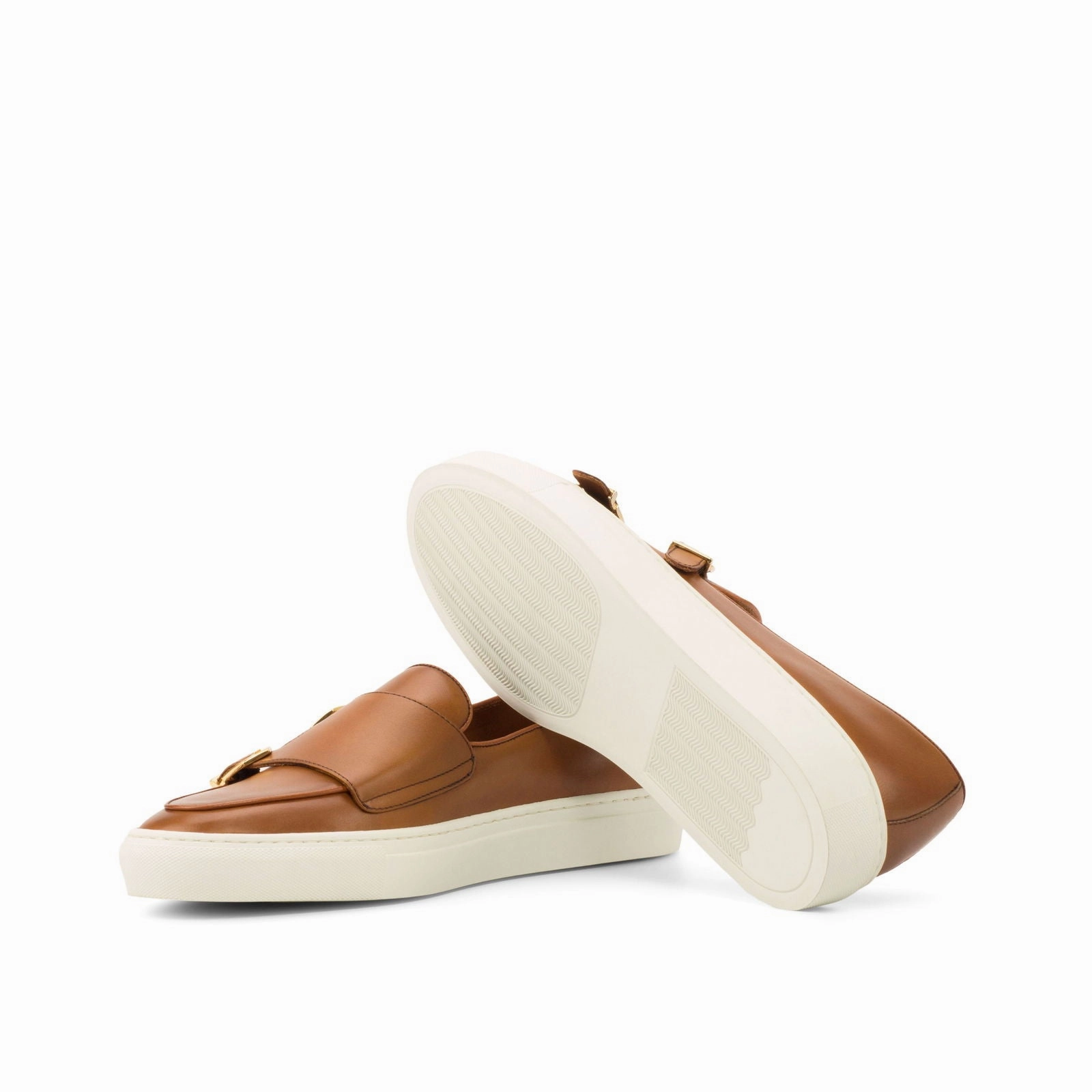 Casual Shoes With Leggings Men's Double Monk Sneakers Wide Plus Size 3738