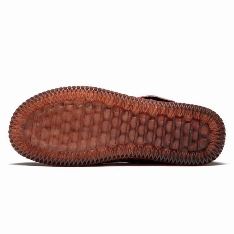 Men's Outdoor Daily Summer Hand-sewn Soft Leather Casual Sandals Flat Ankle Strap Sandals