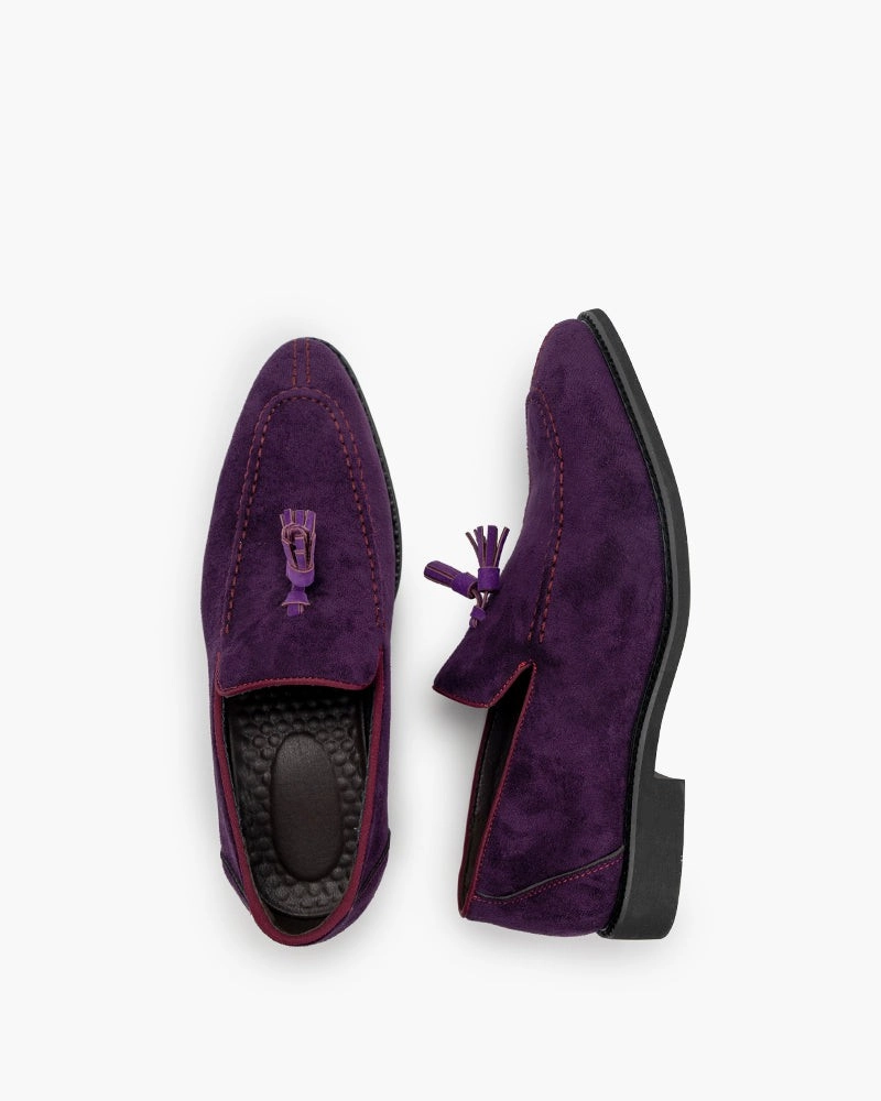 Dockers Penny Loafers Men's Suede Tassels Slip-on Vintage Penny Casual Moccasin Loafers