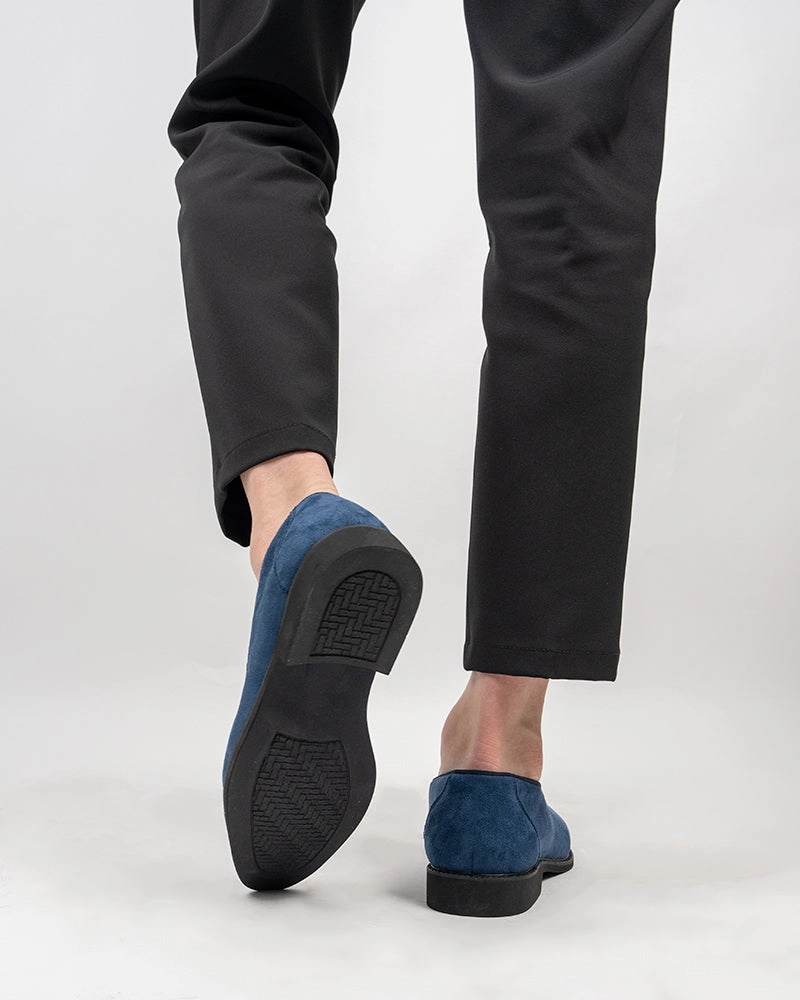 Men's Suede Tassels Slip-on Vintage Penny Casual Moccasin Loafers Loafers With Suit