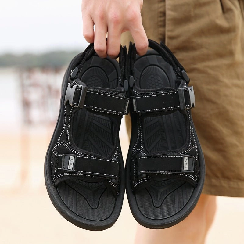 Bedrock Sandals Men Sandals Summer Shoes Flat Non-slip Outdoor Men Beach Sandals Man Sport Sandals