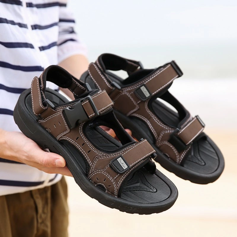 Men Sandals Summer Shoes Flat Non-slip Outdoor Men Beach Sandals Man Sport Sandals Sandals Toe Ring