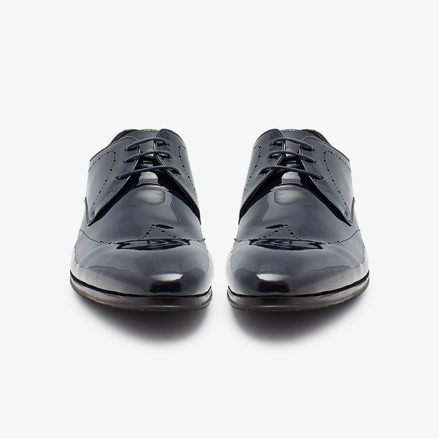 Almond Toe Loafers Mens Leather Derby Formal Shoes