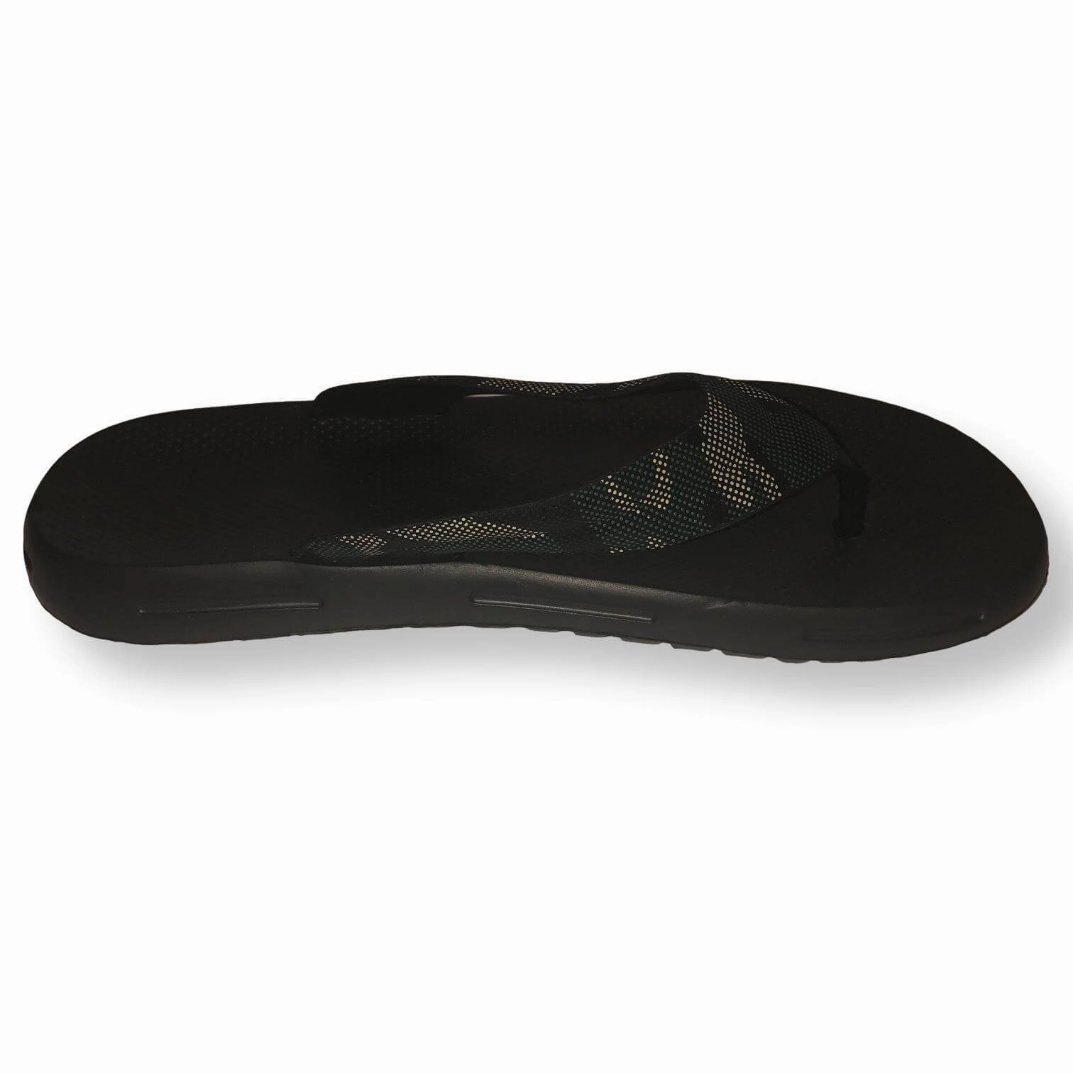 Mens Thong Sandals Camo Flip Flop Shower Shoes, Black, Brown and Gray, Size 7-12 Fabric Sandals