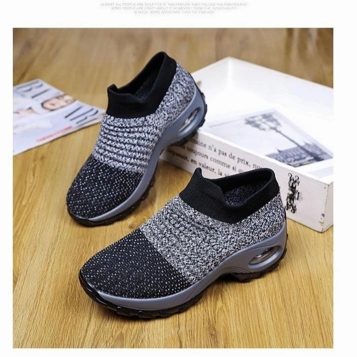 Sneakers Hanging From Power Lines Mesh slip on sneakers for women comfort shoes for walking air cushion