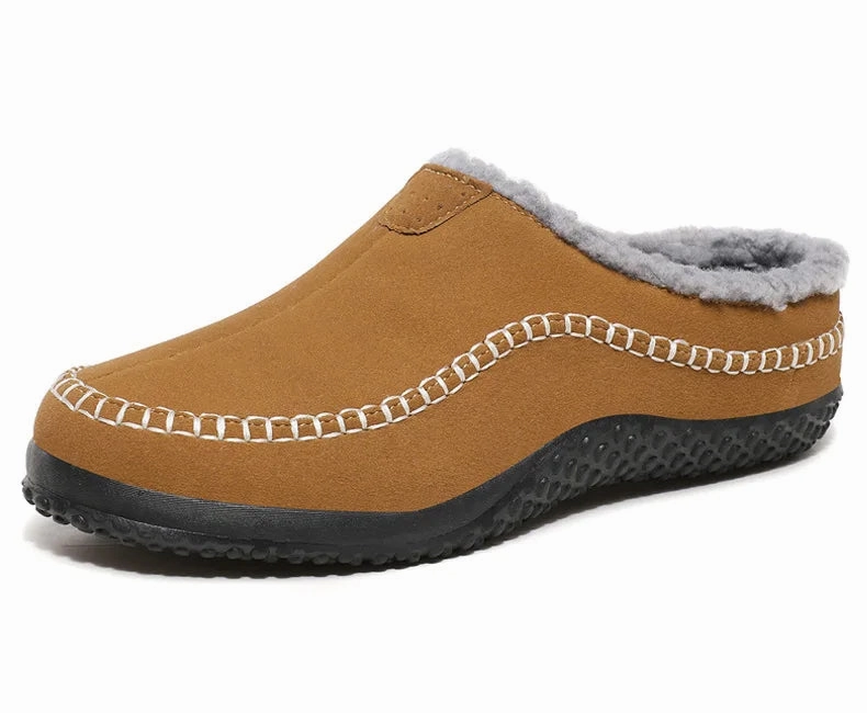 Slides Sandals Met fleece gevoerde pantoffels voor binnen